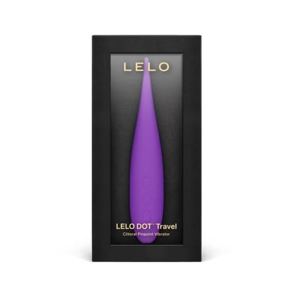 Klitorisk stimulator - LELO - Dot Travel - Mjuk och vattentät silikon - Lila - Kompakt och effektiv