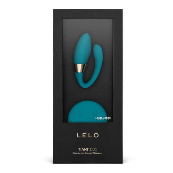 LELO TIANI Duo Ocean Blue parvibrator - Dubbelverkande för män och kvinnor