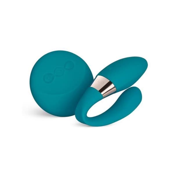 LELO TIANI Duo Ocean Blue parvibrator - Dubbelverkande för män och kvinnor