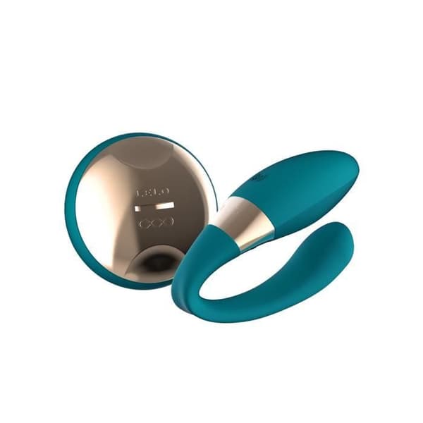 LELO TIANI Duo Ocean Blue parvibrator - Dubbelverkande för män och kvinnor