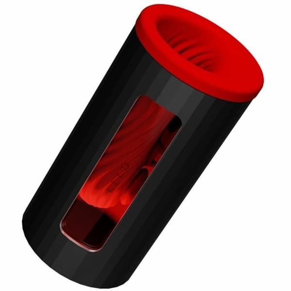 Masturbator för män - LELO - F1S V3 - Röd - Med sug - Laddningsbar och vattentät