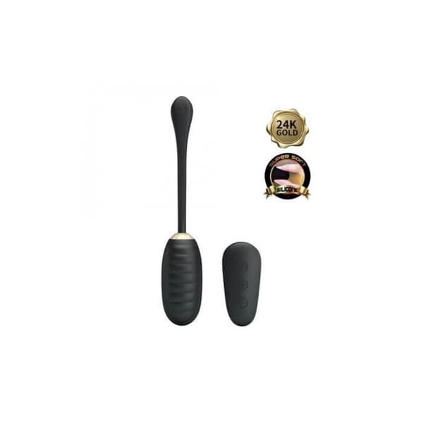 Fjärrkontrollägg - BAILE - Doreen - 12 vibrationslägen - Medicinsk silikon - Presentförpackning