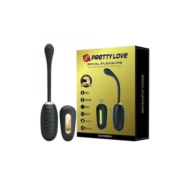 Fjärrkontrollägg - BAILE - Doreen - 12 vibrationslägen - Medicinsk silikon - Presentförpackning