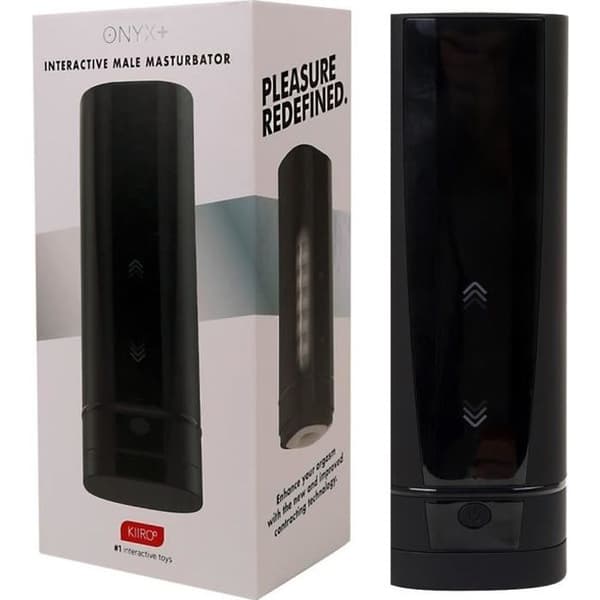 Masturbator - Kiiroo - ONYX+ - Interaktiv - Ansluten - 10 kontraktionsringar