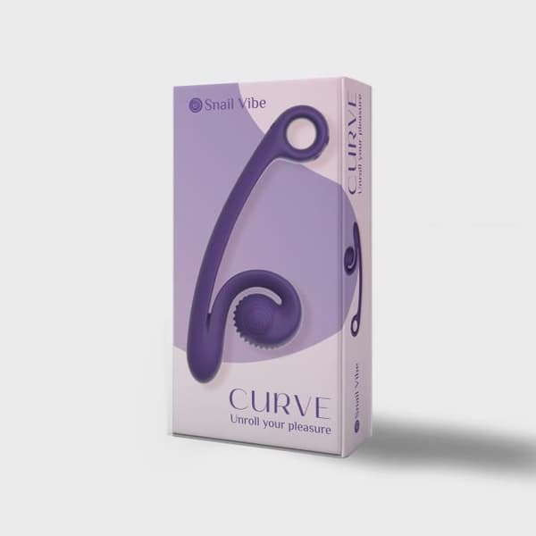 Vibromassager Dubbel - Snigel Vibe - Kurva - Lila - Silikon - Vattentät