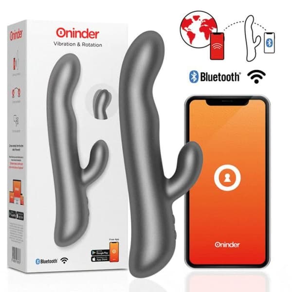 ONINDER OSLO VIBRATION ROTATION SVART GRATIS APP