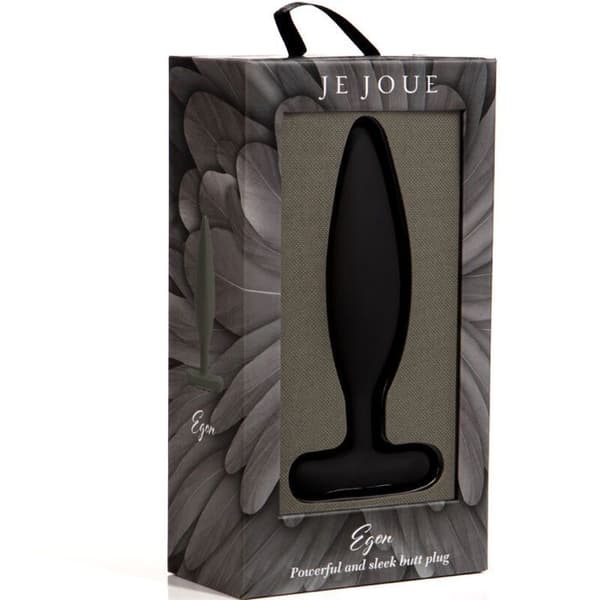 JOUE analvibrator - Egon Plug svart - Silikon - P/G-punkt - Medium