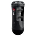 Miniatyrbild 4 av 4: Masturbator - Pipedream - Moto Stroker - Laddningsbar - Vibrerande - Svart