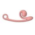 Miniatyrbild 2 av 4: Dubbel vibromassör - Snäcka - Kurvig vibrator - Silikon - Ergonomisk - Vattentålig