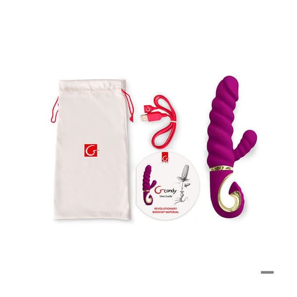 Vibromassager - G-VIBE - Gcandy - Vattentålig - 2 kraftfulla motorer - 6 vibrationsfunktioner