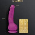 Miniatyrbild 2 av 3: Vibromassör - G-VIBE - Greal Mini - Hypoallergenisk silikon - Vattentät - 6 vibrationsfunktioner