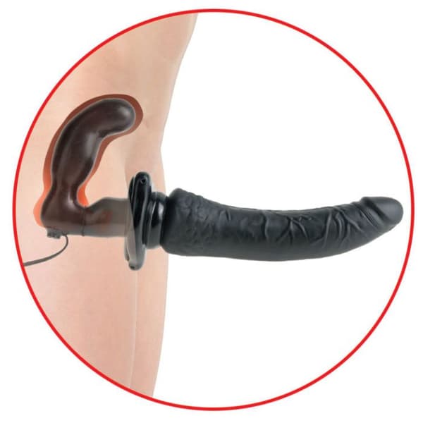 Gode Dubbel Penetration - PENETRIX - Vibrerande Deluxe - Röd Gummi - Vuxna