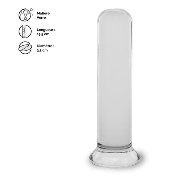 Analplugg av glas 15,5 cm - Märke - Modell - Funktion 1 - Funktion 2 - Funktion 3