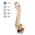 Miniatyrbild 3 av 4: Virtuos Vibrerande Glas Dildo - Amber - G-Spot Stimulator - Vibration - Vuxen