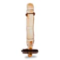 Miniatyrbild 4 av 4: Virtuos Vibrerande Glas Dildo - Amber - G-Spot Stimulator - Vibration - Vuxen