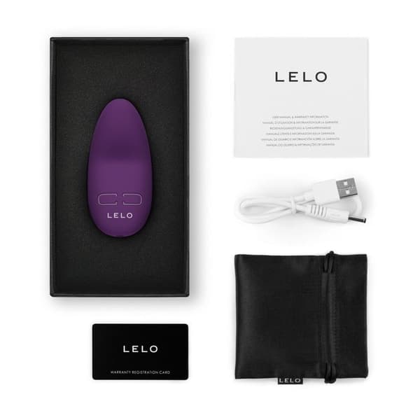 Masseur Personnel - LELO - Lily 3 - Mörk Lila - 10 Njutningsinställningar - Vattentålig