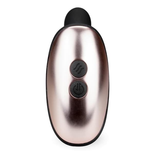 Klicka fram och tillbaka, vibrerande och värmande prostatastimulator
