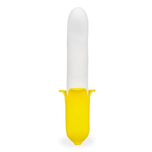 Banan silikon push-through vibrator