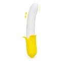 Miniatyrbild 2 av 6: Banan silikon push-through vibrator