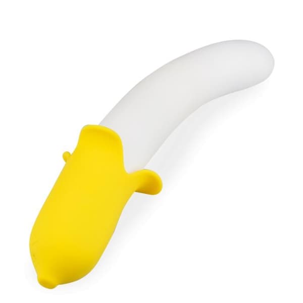 Banan silikon push-through vibrator