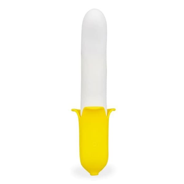 Banan silikon push-through vibrator