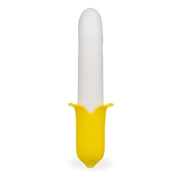 Banan silikon push-through vibrator