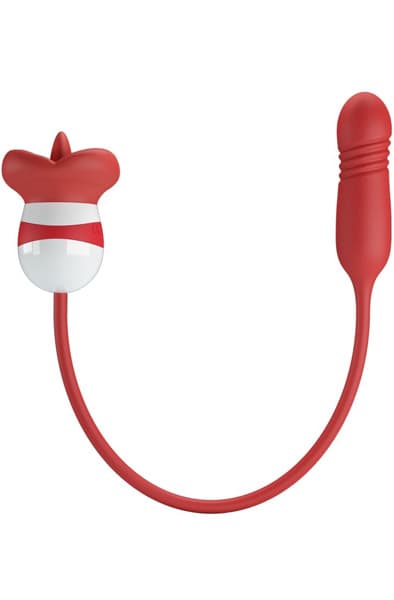 Ashlynn Red Mouth Masturbator Vibrator