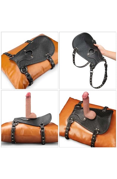 Lovetoy Rebellion Reign Dildo Saddle Strap-on med sele