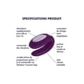 Miniatyrbild 4 av 4: Sexleksakslåda - Satisfyer - Partner Box 2 - Vibrerande ring - Double Joy vibrator - Lila