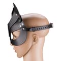 Miniatyrbild 4 av 4: Kattmask i konstläder med metallnitar Svart - Märke - Modell - Vit - Vuxen