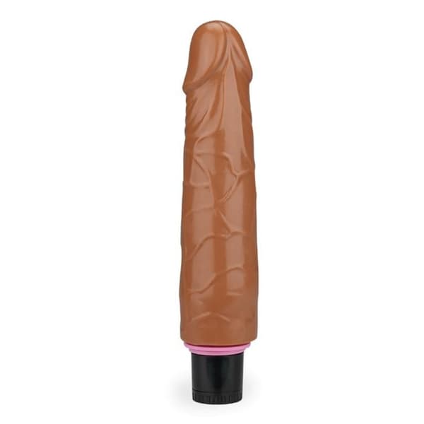 Real Skin vibrerande dildo 18.0cm Cristobal - LOVE AND VIBES Collection