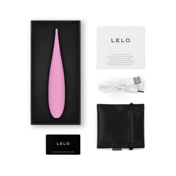 Klitorisstimulator - LELO - Dot Travel - Mjukt silikon - 8 vibrationslägen - Vattentät