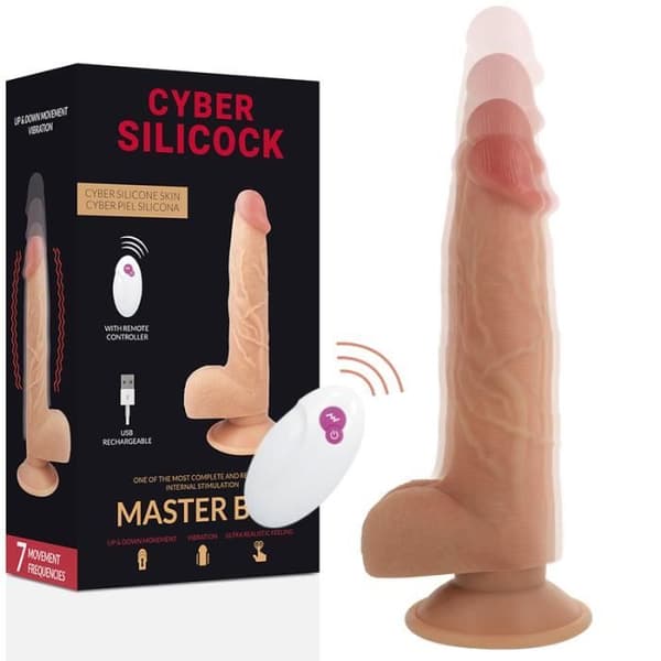 CYBER SILICOCK - REALISTISK FJÄRRKONTROLL MASTER BEN 23,88 CM -O- 4,3 CM -