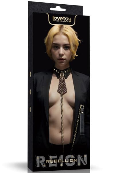 Lovetoy Rebellion Reign Collar With Chain Krave & snor