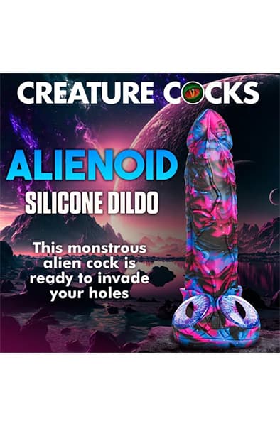 Alienoid Silicone Dildo 22 cm Dragon dildo