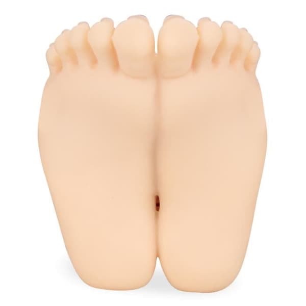 Vibrerande masturbator realistiska fötter 1,8 kg
