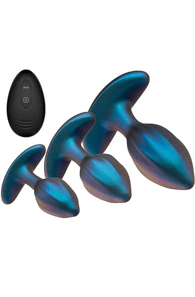 Anal Adventures Matrix Cosmos Plug Kit Analplugg med vibrator