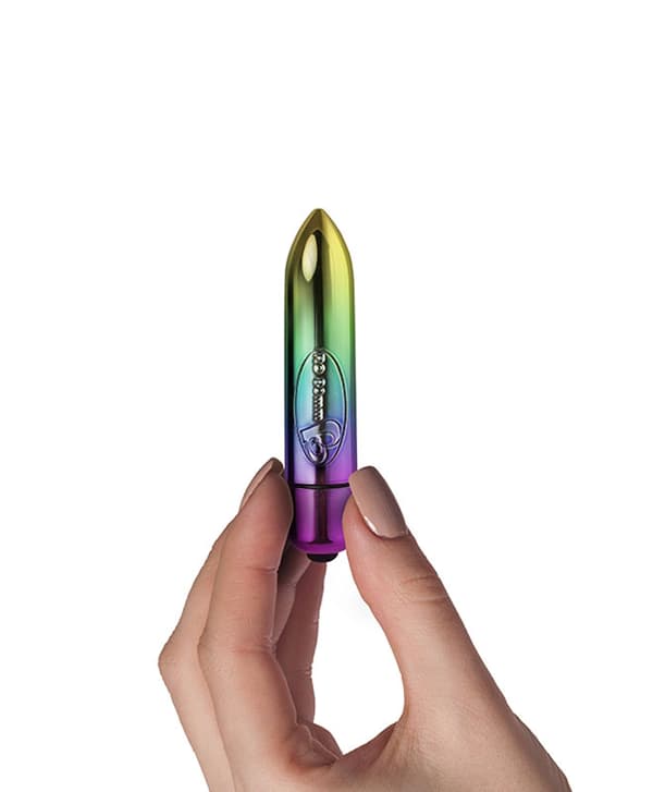 RO-80mm Regnbue Klitorisvibrator (7 Speed)