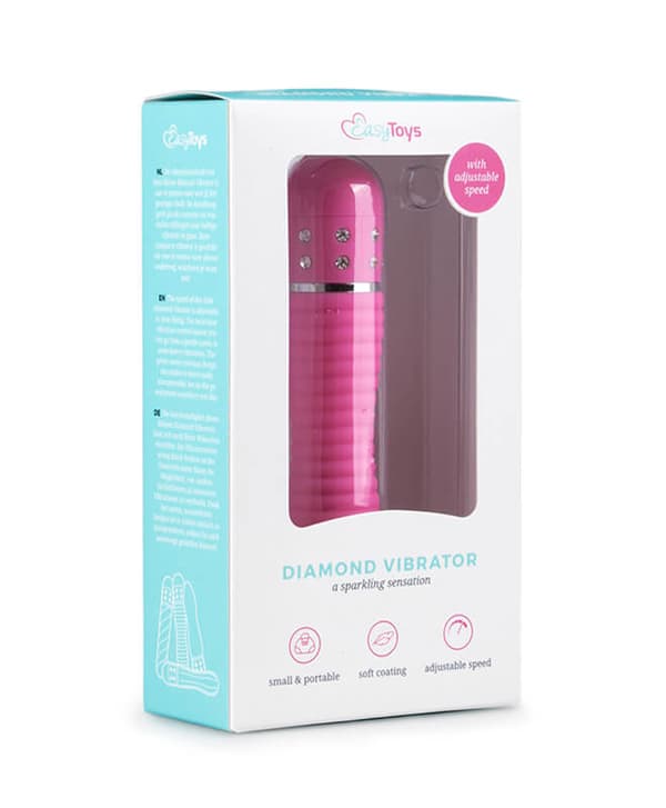 EasyToys Love Diamond Ribbed Vibrator