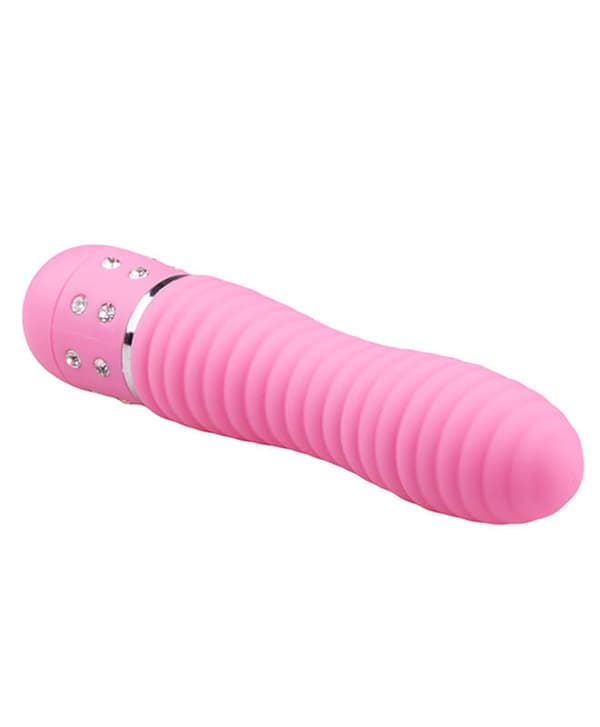 EasyToys Love Diamond Ribbed Vibrator