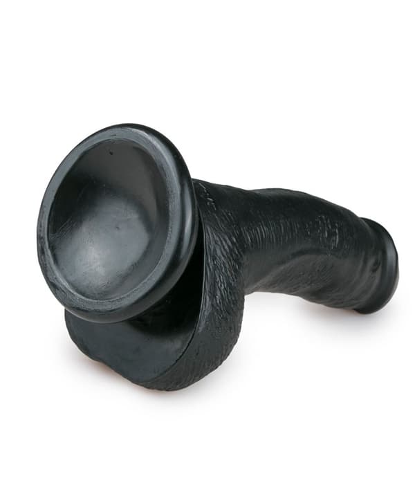 Easytoys Realistic Dildo med sugekopp (15 cm) - Sort