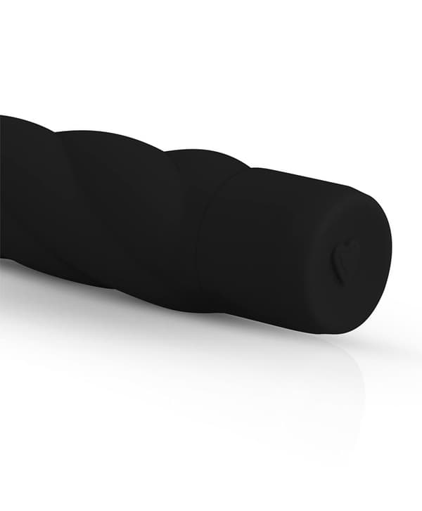 EasyToys Black Silicone Vibrator