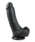 Miniatyrbilde 1 av 5: Easytoys Realistic Dildo med sugekopp (20 cm) - Sort