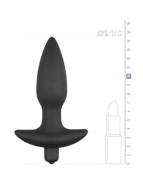 EasyToys Raven Rocket Vibrerende Analplugg