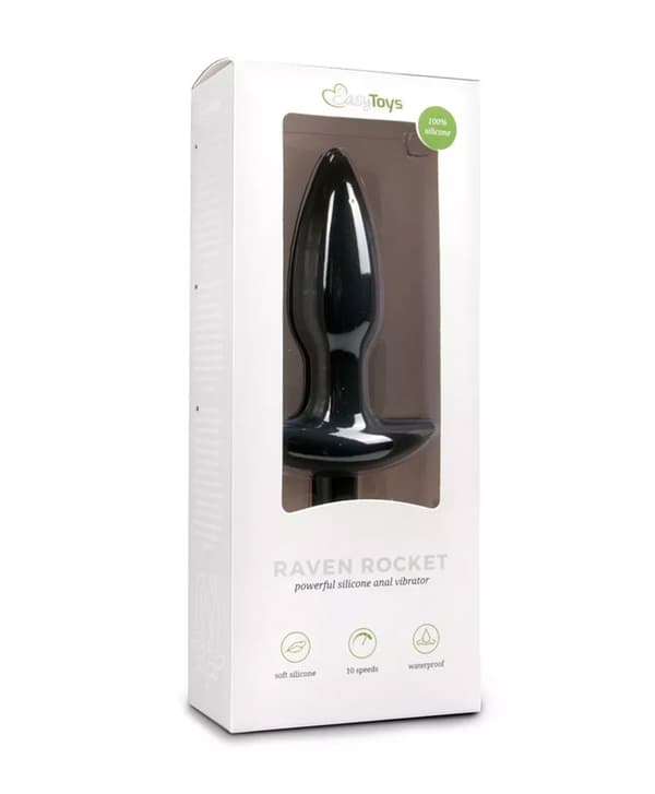 EasyToys Raven Rocket Vibrerende Analplugg