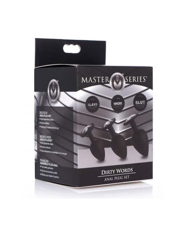 Dirty Words Anal Plug Set
