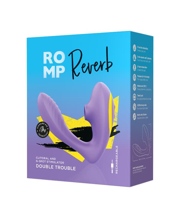ROMP Reverb Klitoris- og G-punktvibrator