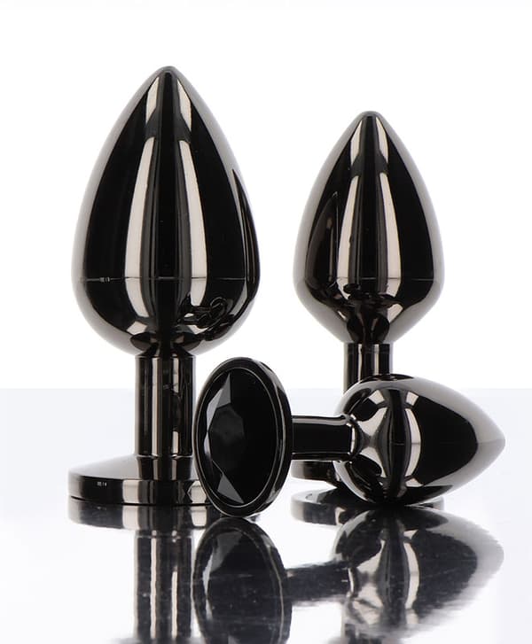 Taboom Butt Plug Black Diamond Jewel Medium