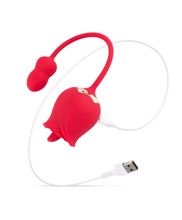 Teazers Rose Vibrator og Klitorisstimulator