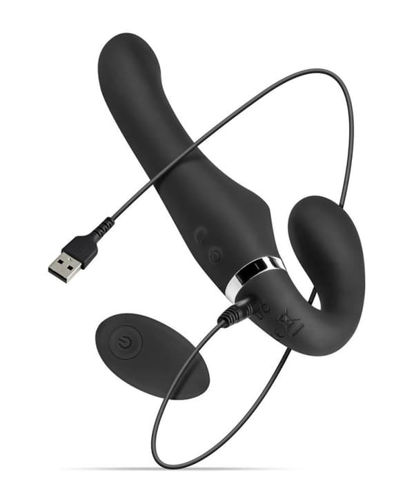 No-Parts Avery Strapless Strap-On Vibrerende Dildo